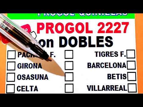 Progol 2227 con DOBLES | Progol Revancha 2227 con DOBLES | Progol 2227 | #progol2227  | #progol2227