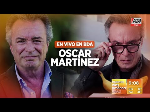Entrevista a Oscar Martínez: Extraño el país que Argentina fue