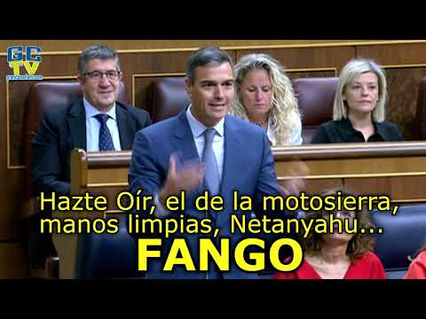 Hazte Oír, el de la motosierra,manos limpias, Netanyahu... FANGO Sánchez acusa a Feijóo