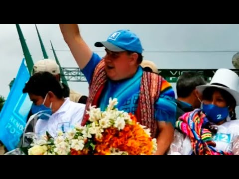 Rafael López Aliaga recorrió avenidas del Cusco sin utilizar mascarilla