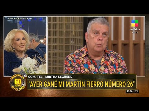 MIRTHA LEGRAND OPINÓ de JEY MAMMÓN en los MARTÍN FIERRO: NO HIZO BIEN EN IR
