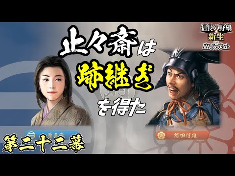 っぱ合戦はこうでなくちゃ【信長の野望・新生PK】｜止々斎は跡継ぎを得た 第二十二幕【蘆名露｜蘆名家】