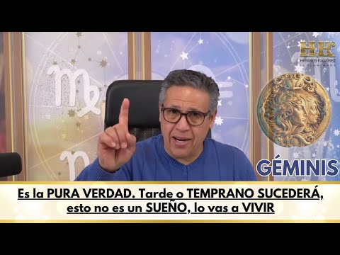 GÉMINIS; Es la PURA VERDAD. Tarde o TEMPRANO SUCEDERÁ, esto no es un SUEÑO, lo vas a VIVIR