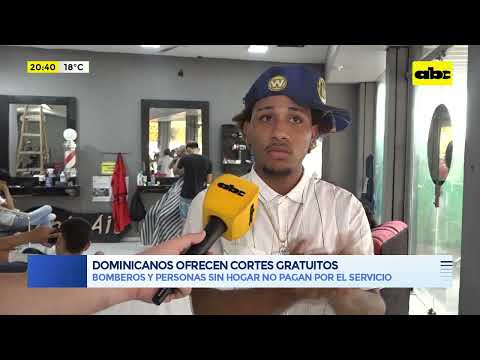 ''Dominicanos ofrecen cortes gratuitos''