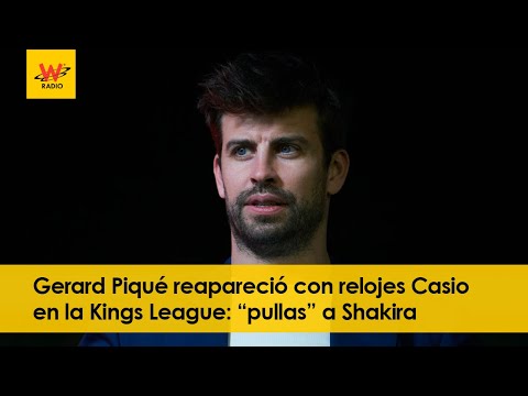 Gerard Piqué reapareció con relojes Casio en la Kings League: “pullas” a Shakira