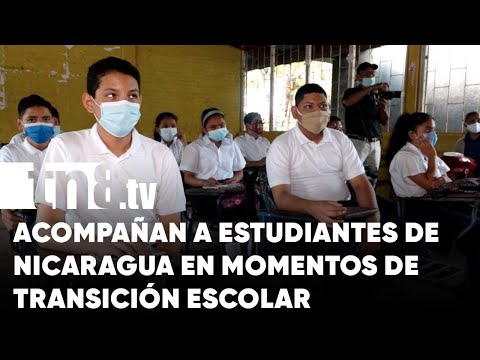 Acompañan a estudiantes de Nicaragua en momentos de transición escolar