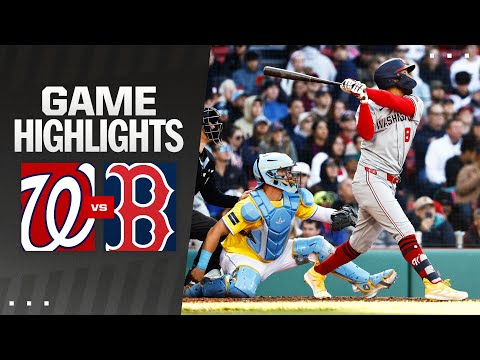 Nationals vs. Red Sox Game Highlights (5/11/24) | MLB Highlights
