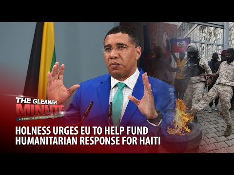 THE GLEANER MINUTE: Police recruit drowns | Police attacked n Tivoli | Holness urges help for Haiti