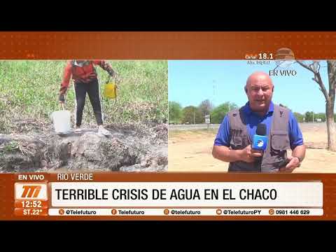 ¡Terrible crisis de agua en el Chaco!