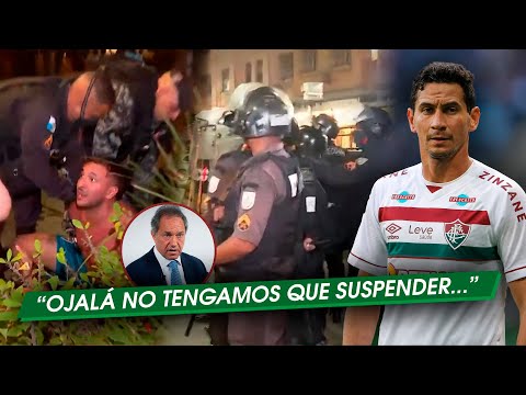 Mas INCIDENTES en BRASIL...¿Se SUSPENDE la FINAL? + GANSO y un pedido a RIVER + MASSA habla