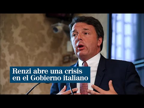 Matteo Renzi abre una crisis en el Gobierno italiano al anunciar la salida de sus dos ministras