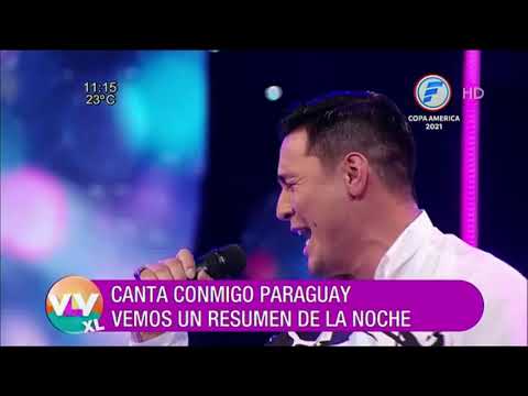 Resumen de lo que pasaba anoche en el @Canta Conmigo Paraguay