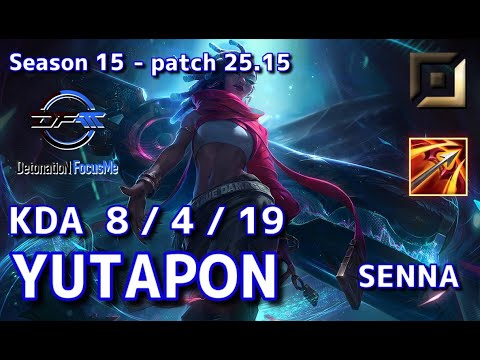 【JPサーバー/GM】DFM Yutapon セナ(Senna) VS トリスターナ(Tristana) BOT - Patch25.15 JP Ranked【LoL】