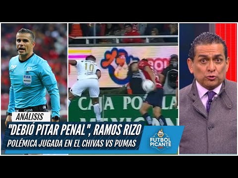 POLÉMICA CON EL ARBITRAJE Posible penal para Pumas UNAM vs Chivas enciende debate | Futbol Picante