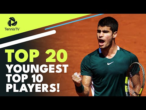 Tennis 🎾 Top 20 Youngest Players to Break the ATP Top 10!