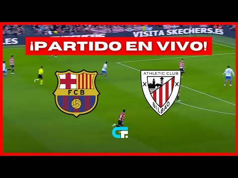 BARCELONA vs ATHLETIC BILBAO EN VIVO  LIGA ESPAÑOLA  ¿DEBUTA DANI OLMO?