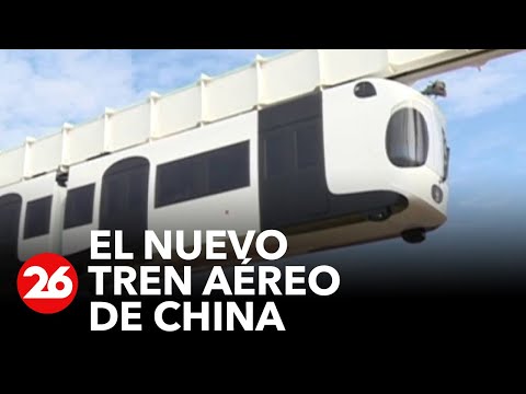 El futuro llegó: el nuevo tren aéreo de China