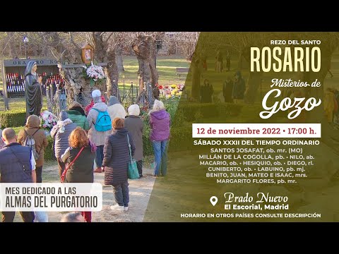 SANTO ROSARIO MEDITADO de hoy Sábado (Misterios Gozosos) en DIRECTO desde PRADO NUEVO a las 17:00 h.