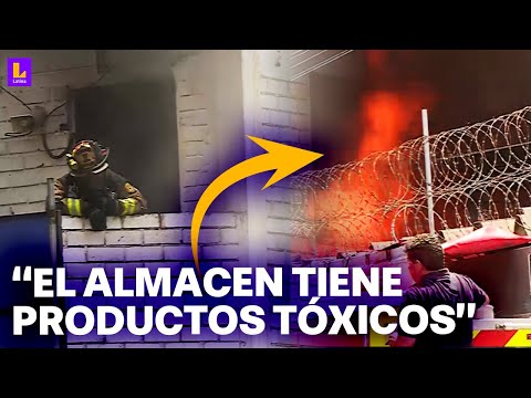 Gran incendio en el Centro de Lima: Jefe de los bomberos en Lima Centro brinda detalles