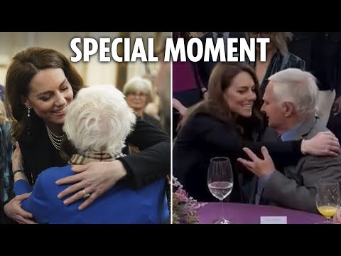 Princess Kate’s emotional visit to Holocaust Memorial event as she hugs death camp survivors