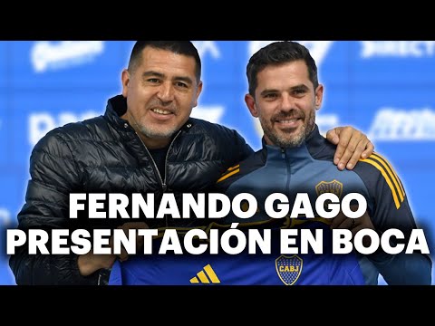 GAGO FUE PRESENTADO EN BOCA - CONFERENCIA DE PRENSA CON EL NUEVO DT