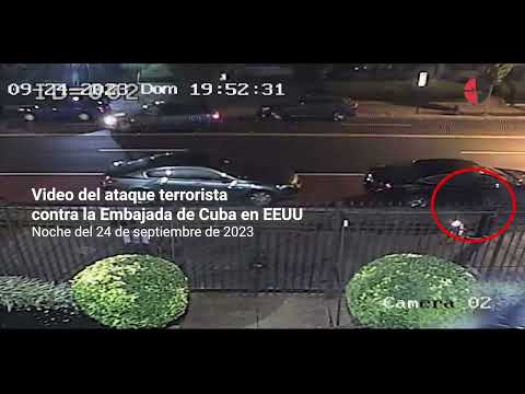 Vea el video del ataque terrorista contra la Embajada de Cuba en EEUU