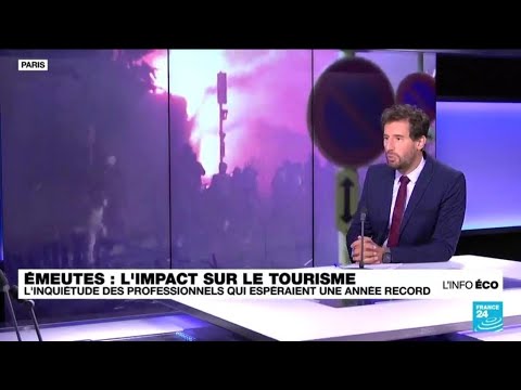 Tourisme : l'inquiétude des professionnels après les émeutes en France • FRANCE 24