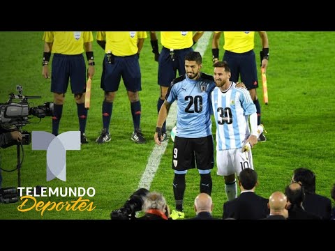 Amigos y rivales: Luis Suárez vs. Messi por el trono sudamericano del goleo | Telemundo Deportes