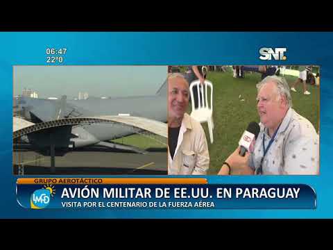 Avión militar de EE.UU. en Paraguay