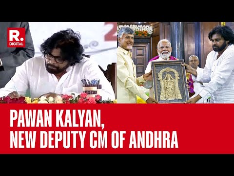 JanaSena Chief Pawan Kalyan Sworn In as Deputy CM of Andhra Pradesh