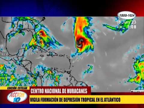Centro Nacional de huracanes vigila formación de depresión tropical en el Atlántico