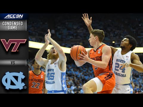 Acc Football Basketball 🏀 Virginia Tech North Carolina Condensed Game | 2021-22 ACC Men’s Basketball