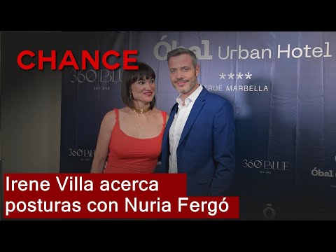 Irene Villa acerca posturas con Nuria Fergó