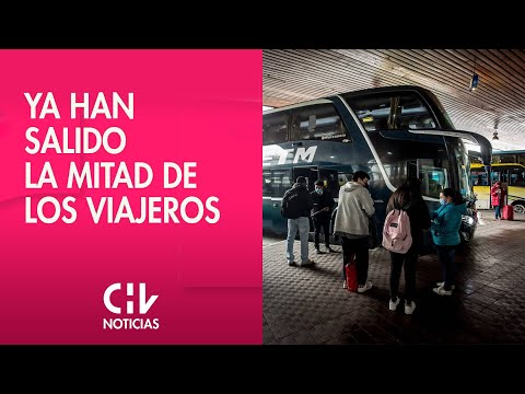 Fiestas Patrias: Más de la mitad de los viajeros ya salieron de la Región Metropolitana