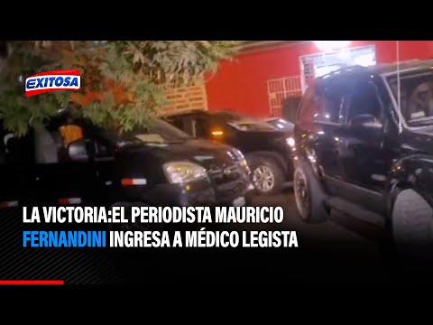 La Victoria: El periodista Mauricio Fernandini ingresa a médico legista