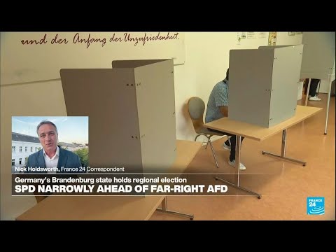 'It looks like the Social Democratic party has actually won in Brandenburg' • FRANCE 24 English