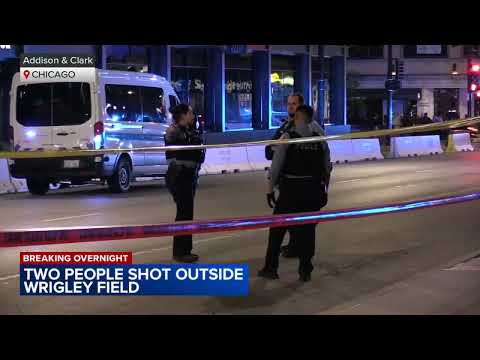 Man, woman shot outside Wrigley Field, Chicago police say