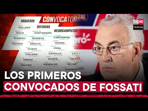 Jorge Fossati anunció los convocados de Perú para los partidos ante Nicaragua y República Dominicana