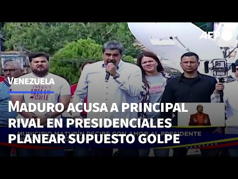 Maduro acusa a principal rival en presidenciales de Venezuela de planear supuesto golpe | AFP