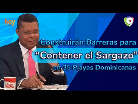 Construirán barreras para contener el sargazo en 35 playas dominicanas | Hoy Mismo