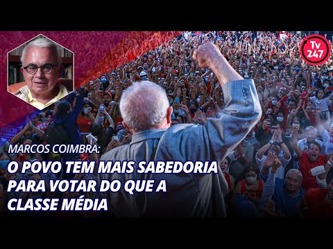Marcos Coimbra: o povo tem mais sabedoria para votar do que a classe média