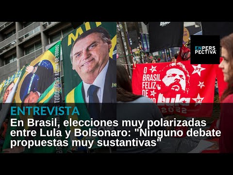 Elecciones en Brasil: Ni Lula ni Bolsonaro debaten propuestas muy sustantivas