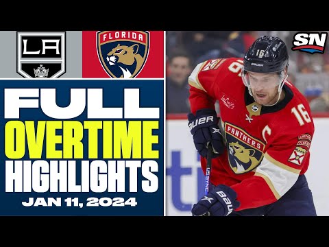 Los Angeles Kings at Florida Panthers | FULL Overtime Highlights - January 11, 2024