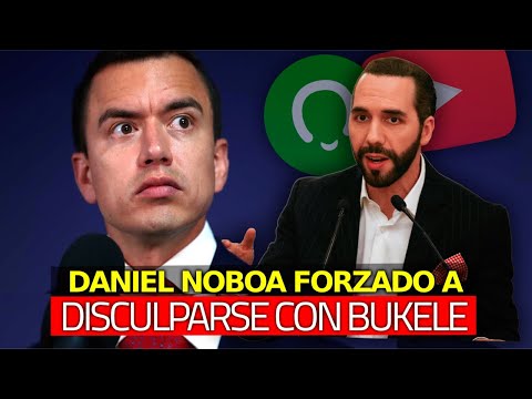 ¡FURIA POLÍTICA! Noboa OBLIGADO a DISCULPARSE con Bukele por decisión del Congreso