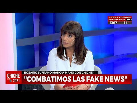 Rosario Lufrano: “Disfrazan la mentira de libertad de expresión”