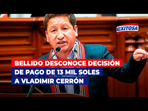 Guido Bellido desconoce decisión de pago de 13 mil soles a Vladimir Cerrón con fondos públicos