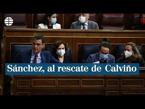 Pedro Sánchez sale al rescate de Nadia Calviño