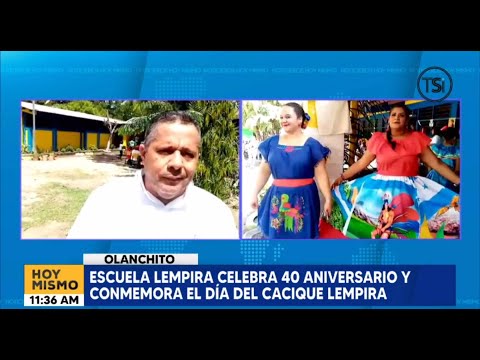 Escuela Lempira celebra 40 aniversario y conmemora el día del cacique Lempira