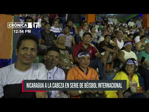 Familias disfrutan del primer juego de la serie internacional de béisbol en Rivas - Nicaragua