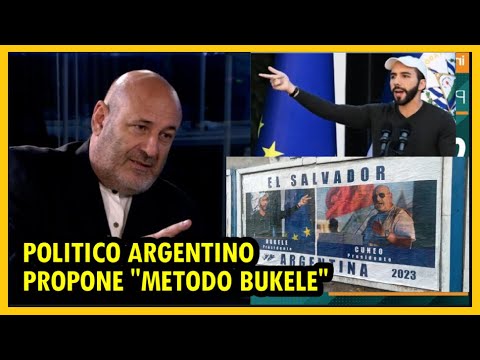 Político argentino propone método Bukele de seguridad | Caso Fabio Colindres tregua